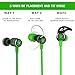 Wired E-Sport Earphone Noise Cancelling Stereo Bass Gaming Headphone with Mic, KEKU 3.5mm HiFi Earbuds with Extension Cable and PC Adapter for PC, Laptop and Cellphones (Green)thumb 4