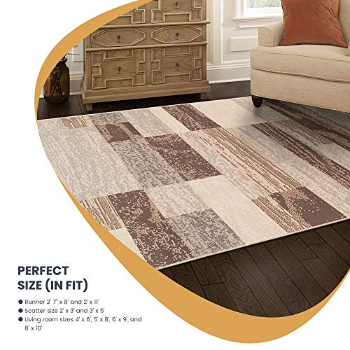 SUPERIOR Viking Modern Geometric Trellis Polypropylene Indoor Area Rug