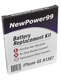 Kit de repuesto de batería para iPhone 4S A1387 con Video de Instalación, Herramientas y Batería de ión de litio de larga duración.