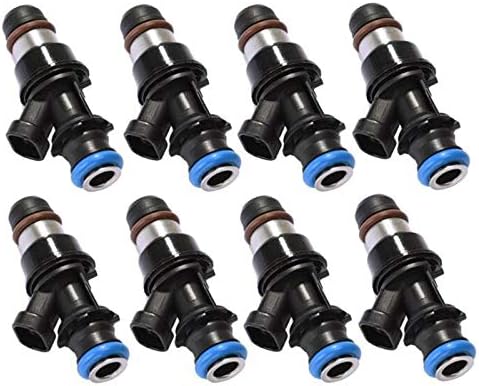 SovelyBoFan Set of 8 Fuel Injectors for Chevy Silverado 1500 GMC Sierra 1500 4 Hole Flow Matched Fuel Injector FJ10062 4.8L 5.3L 6.0L 17113553