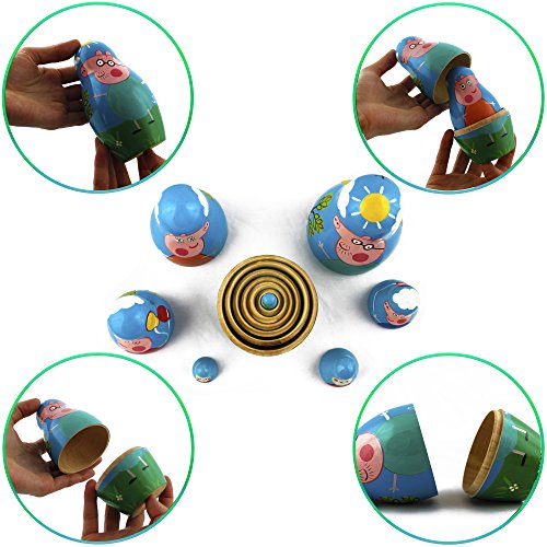 peppa pig nesting dolls