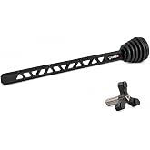 Viper Archery Direct-to-Riser Bow Stabilizer for Compound Bows | Made in USA, Direct-to-riser mount, Tunable balance system, CNC-machined aluminum, Rubber dampener