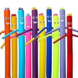 20ft 18'' Inflatable Tube Sky Puppet Tube Man Air Puppet Wind Flying Air Sky Tube Promotional Balloons Advertising Waver People Dancer NO Blower (Orange)