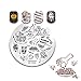 BORN PRETTY Nail Art Stamping Templates Halloween Pumpkin Fairy Skull Ghost 6Pcs Stamp Plates with Stamper Kit