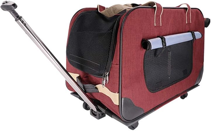 wheeled pet carrier for large dogs