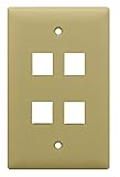 Legrand - OnQ 4 Port Strap, Single Gang Wall