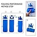 iYonch Collapsible Silicone Sports Water Bottle,750mL/26floz BPA Free FDA approved Foldable Leak proof Drinking Water Bottle for Hiking Camping Running Yoga Gym Outdoors