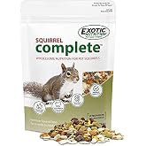 Exotic Nutrition Squirrel Complete (4 lb.) - Healthy Natural Food for Squirrels - Ground, Grey, and Flying Squirrels