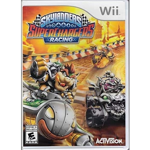 Wii スカイランダーズ スーパーチャージャーズ クッパ WiiU 任 h949 Skylanders Superchargers Standalone Game Only for Wii (Renewed