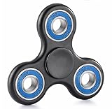 Fidget Spinner, POAO Eco-Friendly ABS Tri-Spinner Stainless Steel High Performance Bearings for Extremely Fast and Long Spin Relieves ADHD EDC Anxiety and Boredom