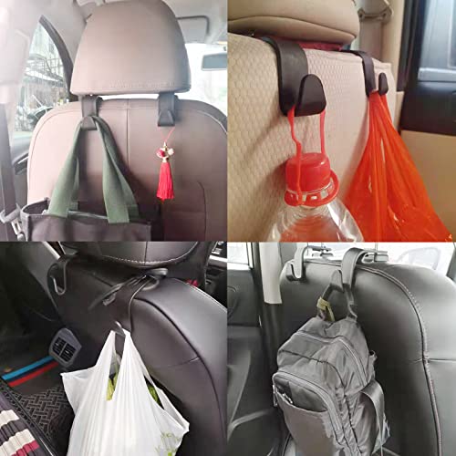 Fonusty Pack Car Seat Hooks, Car Headrest Hooks Car Back Seat