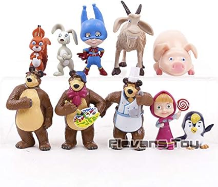 masha and the bear figures