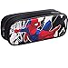 Spiderman Authentic Licensed Single Zipper Pencil Case (Black)