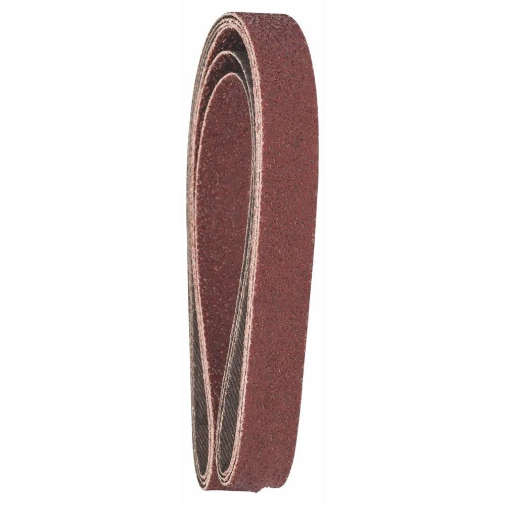 Bosch Sanding Belts for Black and Decker Powerfile (13mm width / 120 Grit / 3 Pieces / Wood / Part Number 2609256239)