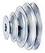 Chicago Die Casting 1416 V-groove 4-step Pulley, 5/8" primary