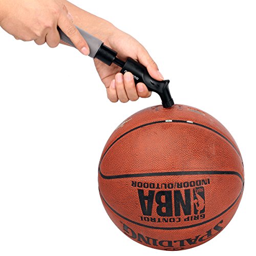 Dual Action Ball Pump with 5 Extra Needles and Storage Pouch by Gelindo