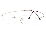 Agstum Titanium Rimless Flexible Frame Hingeless