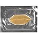 5 Masks 24K Gold Collagen Lip Treatment Mask Patches. Plumper Fuller Softer Lips. Anti Aging Reduce Fine Line Wrinkles Creases Hydrating Moisturizing Uplifting Tone Firmer Smooth Lips Regeneration. Treats Dry & Chapped Lips.