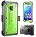 HTC One M9 Case, SUPCASE Full-body Rugged Holster Case with Built-in Screen Protector for HTC One M9 (2015 Release), Unicorn Beetle PRO Series - Retail Package (Green/Gray)