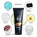 Aliceva Black Mask, Blackhead Remover Mask, Charcoal Peel Off Mask, Charcoal Mask, Charcoal Face Mask for All Skin Types with Brush - 50 Gram Pack