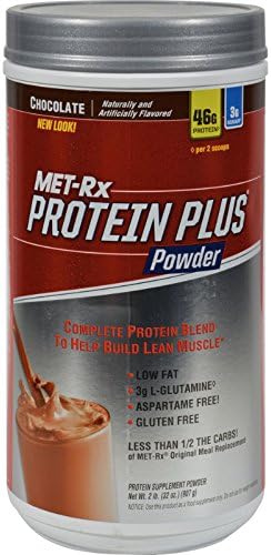 2Pack! Met-Rx Protein Plus Powder Chocolate - 2 lbs