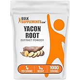 BulkSupplements.com Yacon Root Extract Powder - Sugar Substitute, Natural Fiber Sweetener - Gluten Free, 1g per Serving, 1kg (2.2 lbs) (Pack of 1)