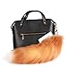 URSFUR Crystal Fox Tail Keychain Bag Charm Pendant Cosplay Tassel Key Chain