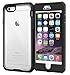 iPhone 6s Plus Case, roocase [Glacier TOUGH] iPhone 6 Plus (5.5-inch) Hybrid Scratch Resistant Clear PC / TPU Armor Full Body Protection Case Cover with Built-in Screen Protector for Apple iPhone 6 Plus, Granite Black