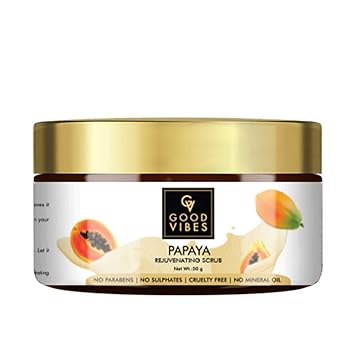 good vibes papaya brightening face wash
