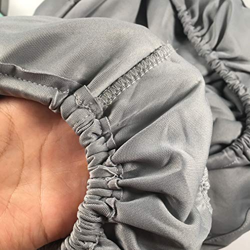 Springsky OneSize Smoky Gray Dental Unit Chair Sleeve Thick Cloth Covers Protect Cushion Dentist Stool Backrest 4pcs/Set