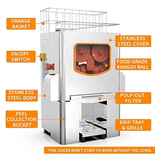 Commercial Orange Juicer Electric Orange Juice Squeezer Automatic