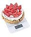 Pelisy Digital Food Scale Touch screen Kitchen Scale, Tempered Glass Surface, 11lb 5kg, White