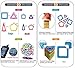 Jasonwell 108 Pcs Magnetic Tiles Building Blocks Set for Boys Girls Preschool Educational Construction Kit Magnet Stacking Toys for Kids Toddlers Children Age 3 4 5 6 7 8 Year Old