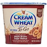 Cream of Wheat, Hot Cereal to Go, Maple Brown Sugar Walnut, 2.29 Ounce (Pack of 6)