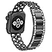 AOKAY Apple Watch Band, 38mm 42mm Stainless Steel Metal Cowboy Chain Wrist Band for Apple Watch Series 3 Series 2 Series 1 Sport and Edition