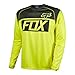 Fox Racing Mens Indicator Long Sleeve Bike Jersey - 17303 (Flo Yellow - L)