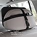 Lusso Gear Baby Backseat Mirror for Car. Largest and Most Stable Mirror with Premium Matte Finish, Crystal Clear View of Infant in Rear Facing Car Seat - Secure and Shatterproof (Gray)