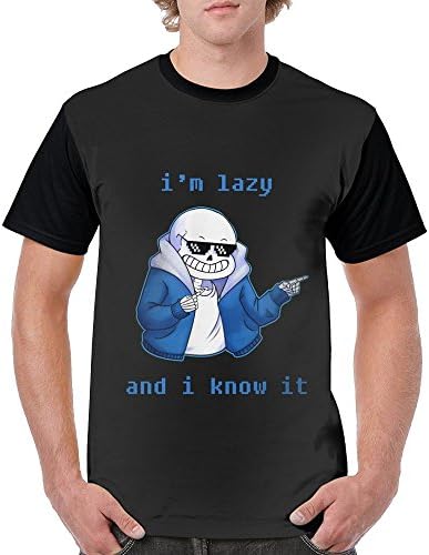 SMZWWTG Undertale-Sans Fashion Imported Male T-Shirt 3D Short Sleeved Short Sleeved T-Shirts