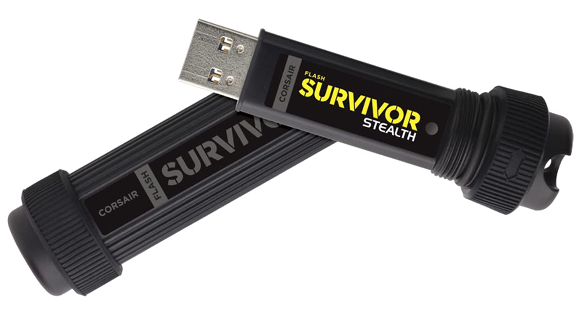 Corsair Flash Survivor Stealth 1TB USB 3.0 Flash Drive, Black