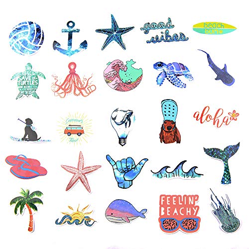 TOPCOMWW 50pcs Vinyl Waterproof Stickers Pack for Hydor Flask Water ...