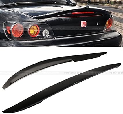 00 09 Honda S00 Ap1 Ap2 De Vs Estilo Pintado Negro Maletero Aleron Ala Amazon Es Coche Y Moto