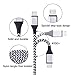 Android Charger 6FT, HUHUTA 4Pack Durable Nylon Braided USB 2.0 to Micro USB Cable High Charging Speed Cord Compatible Android, Samsung Galaxy S7 S6 Edge, Note 5 4, Motorola, Nexus, LG, PS4 and More