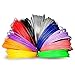 Soyan 3D Pen Filament Refills, 1.75mm 393.6FT ABS Filament, Pack of 12 Colors, 32.8FT Each Color, Suitable for 3D Pen, 3D Printer and More