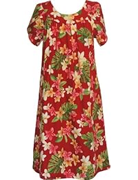 RJC Plumeria Muumuu - Vestido para mujer, color amarillo