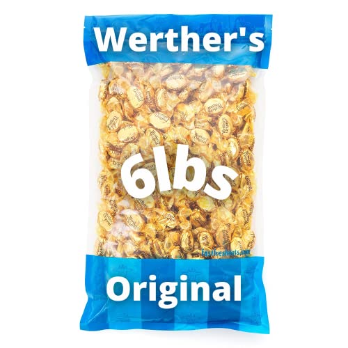 Bomber Brands Bulk Werther’s Original Hard Candies in Resealable Bomber