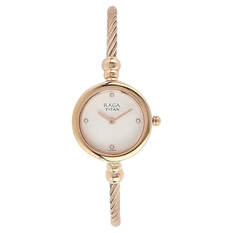 Analog White Dial Womens Watch-2586WM01