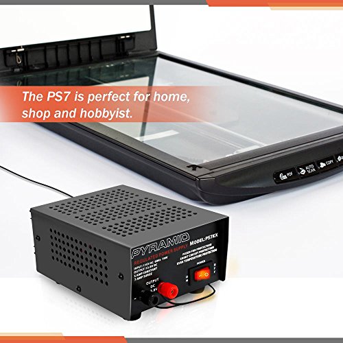 Pyramid Bench Power Supply | AC-to-DC Power Converter | 5.0 Amp Power Supply (PS7KX)