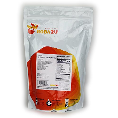 BOBA2U Bubble Tea - Instant Drink Powder (Watermelon) 2.2 lbs