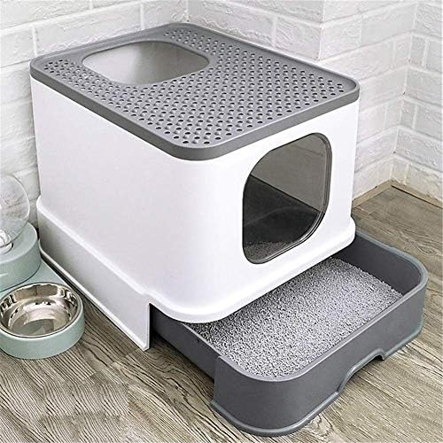 大型の猫用トイレ 猫の家 正面玄関 上部の出口は 人間工学