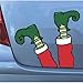 Mad Mags Hilarious Christmas Automobile Decoration (Elf Legs)